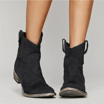 Bottines western à tirettes
