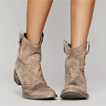 Bottines western à tirettes