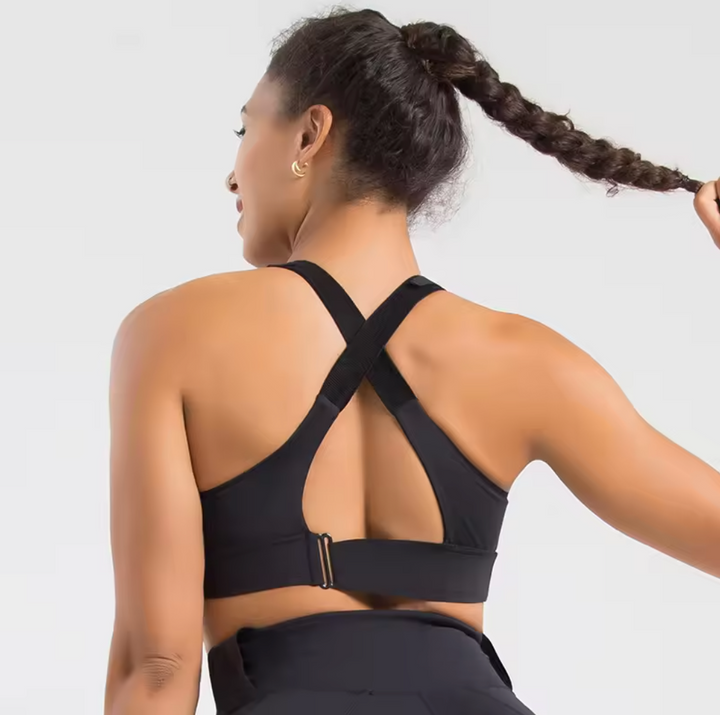 Brassière ajustable à fermeture devant, vue de dos