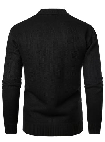 Cardigan à col V boutonné