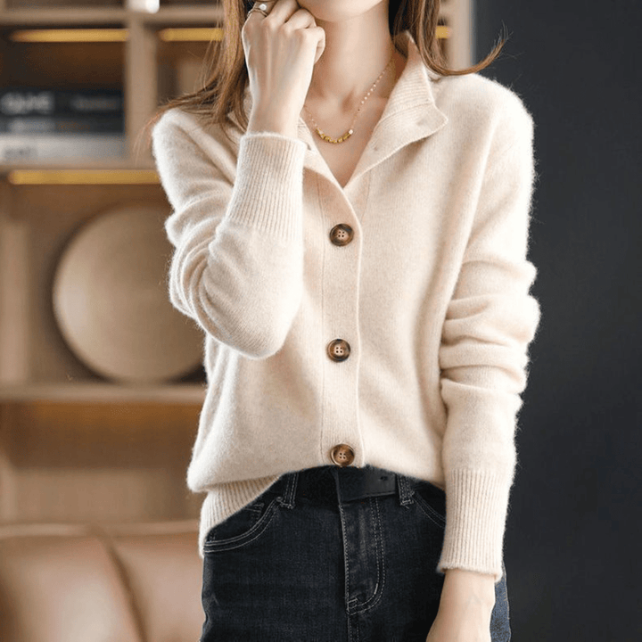 Cardigan en maille fine, vu de face