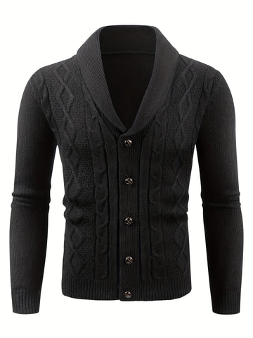 Cardigan torsadé à col châle