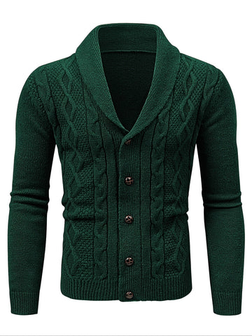 Cardigan torsadé à col châle