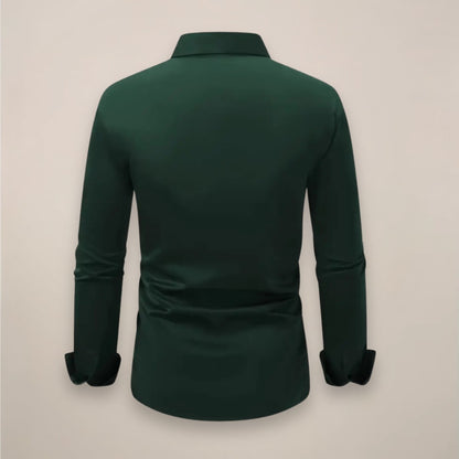 Chemise ajustée col classique, vue 8