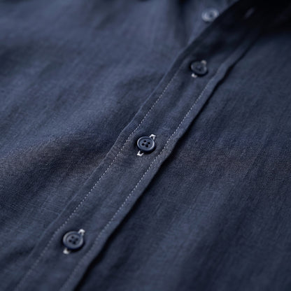 Chemise ample boutonnée à col, boutons