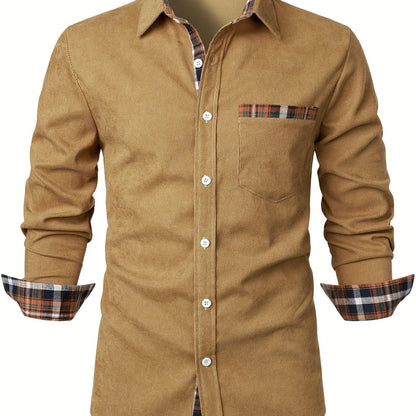Chemise côtelée à carreaux, vue 10