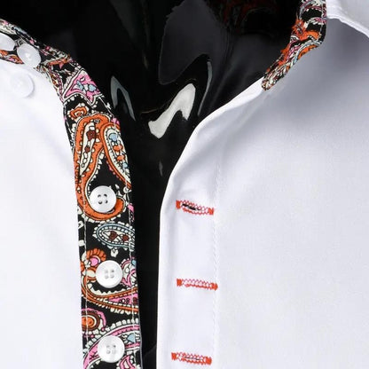 Chemise à finitions paisley, vue 17