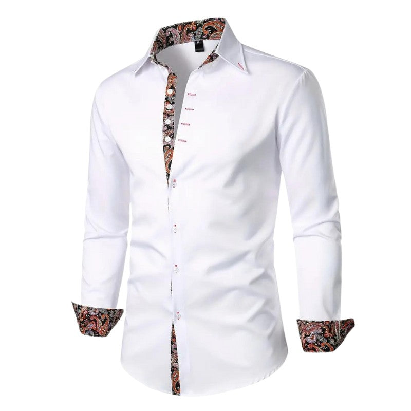 Chemise à finitions paisley, vue 9