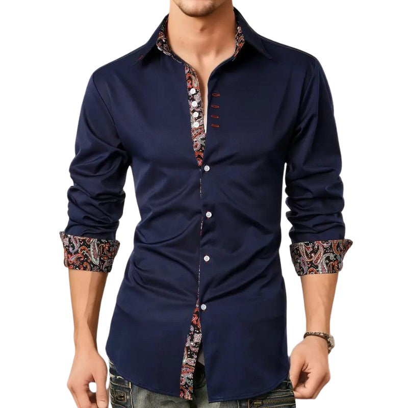 Chemise à finitions paisley, vue 6