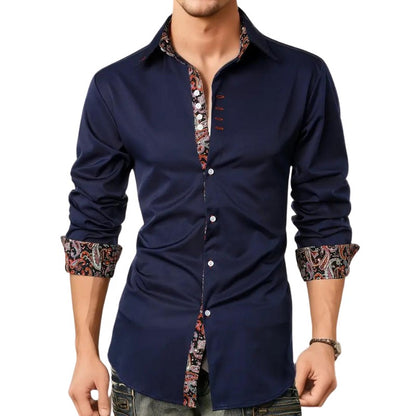 Chemise à finitions paisley, vue 6