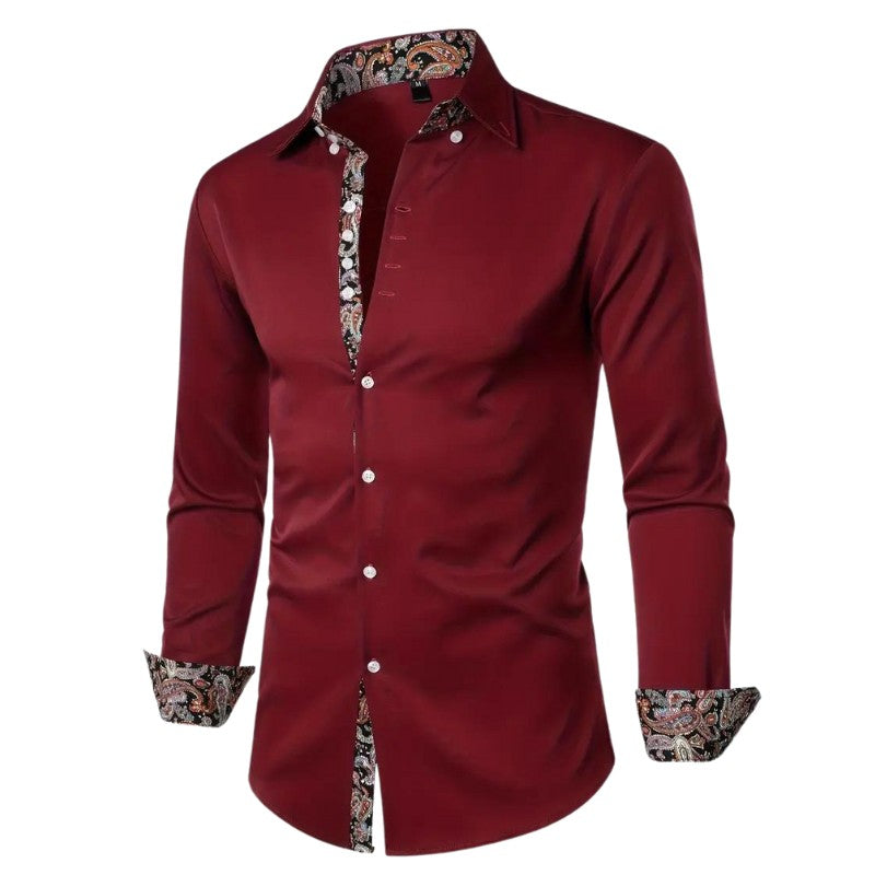 Chemise à finitions paisley, vue 12
