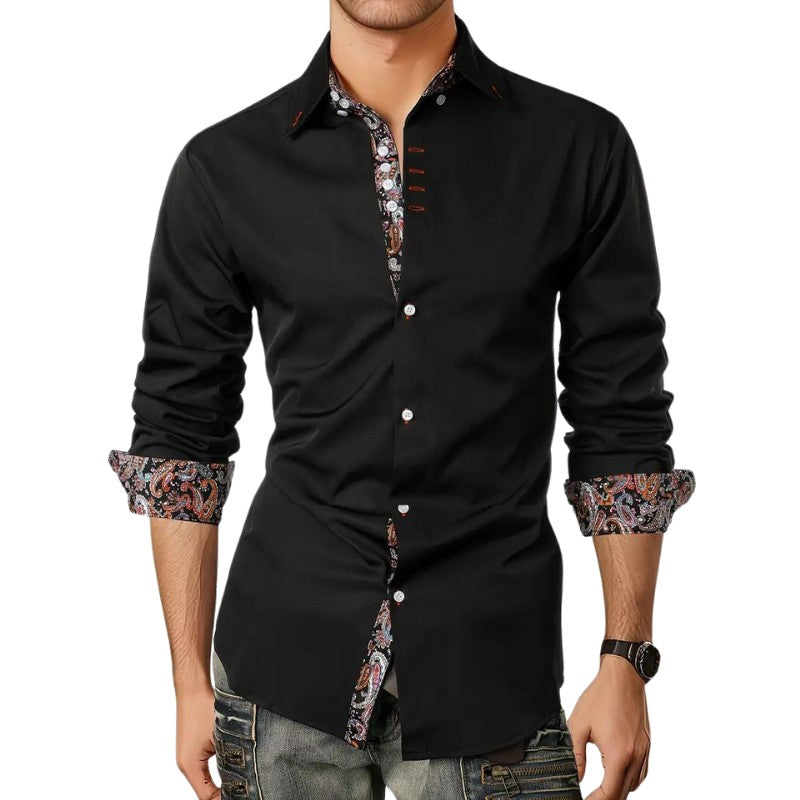 Chemise à finitions paisley, vue 7