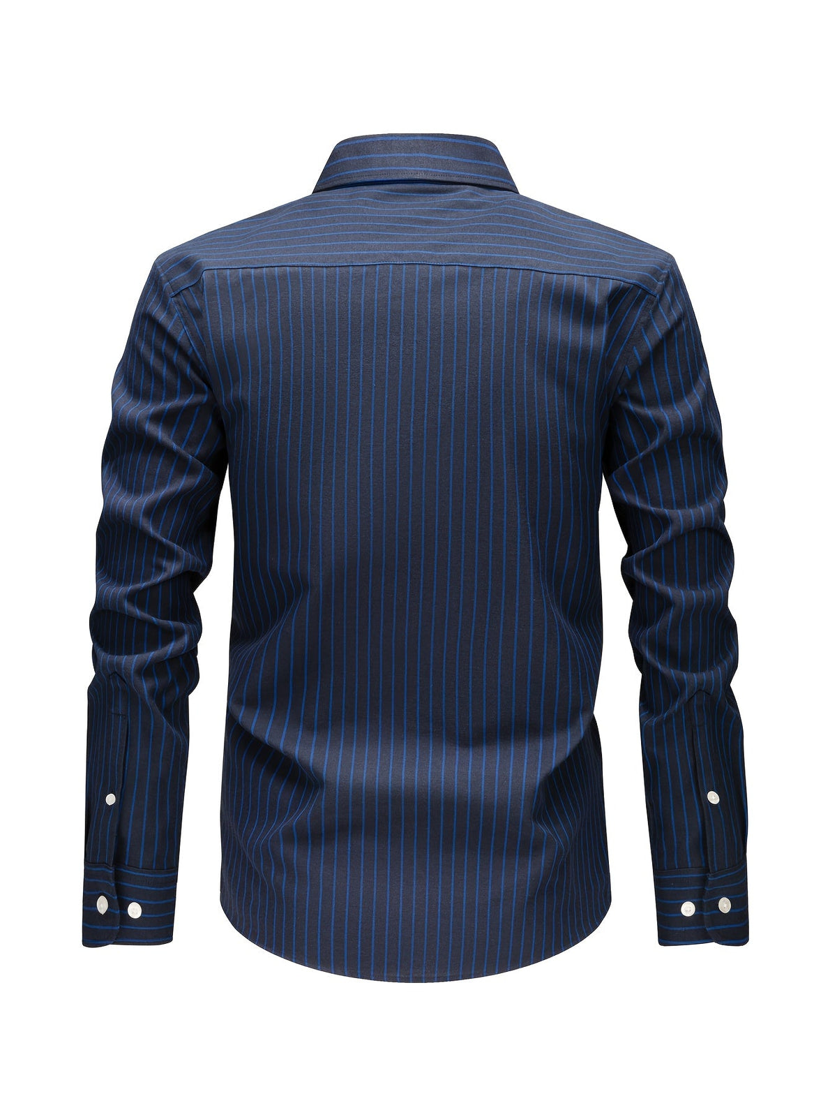 Chemise rayée col boutonné, vue 10