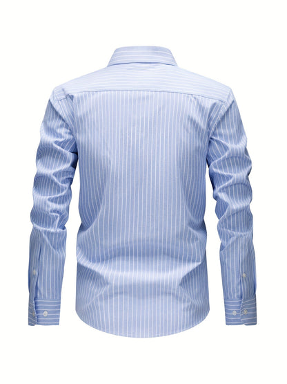 Chemise rayée col boutonné, vue 11