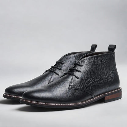 Desert boots deux œillets, noir