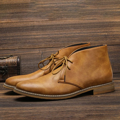 Desert boots deux œillets, camel