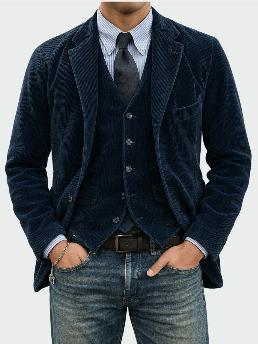 Ensemble blazer et gilet, vue 1
