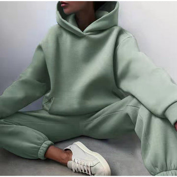 Ensemble hoodie oversize