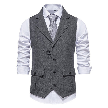 Gilet à chevrons cintré, anthracite