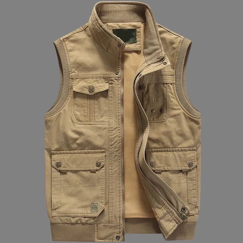 Gilet de plein air, beige