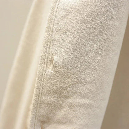 Gilet teddy sans manches, ourlet