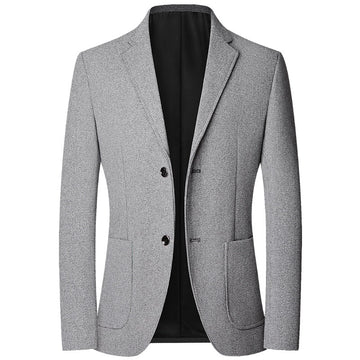 Blazer décontracté à simple boutonnage
