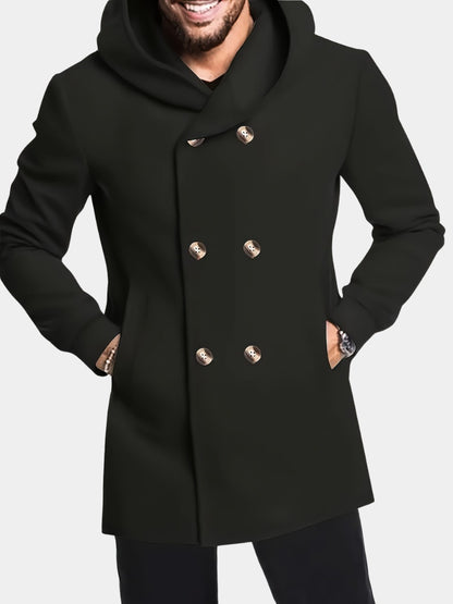 Manteau à capuche croisé, vue 1