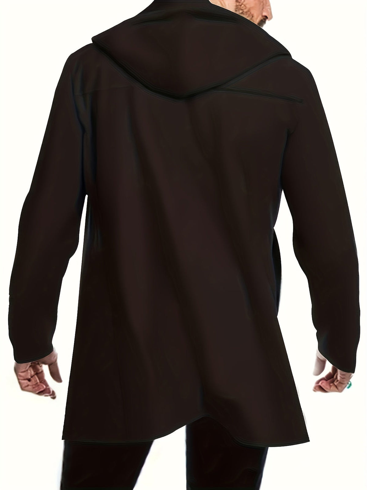 Manteau à capuche croisé, vue 4
