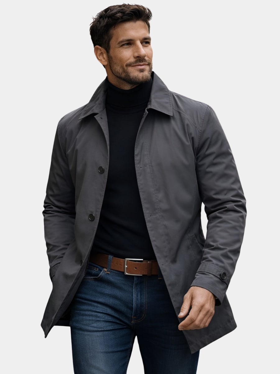 Manteau de ville droit, vue 1