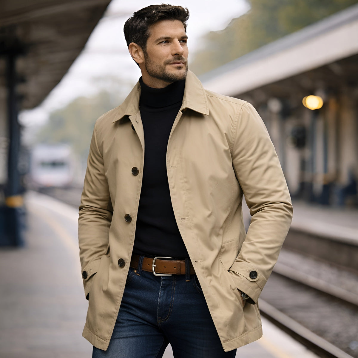 Manteau de ville droit, vue 13