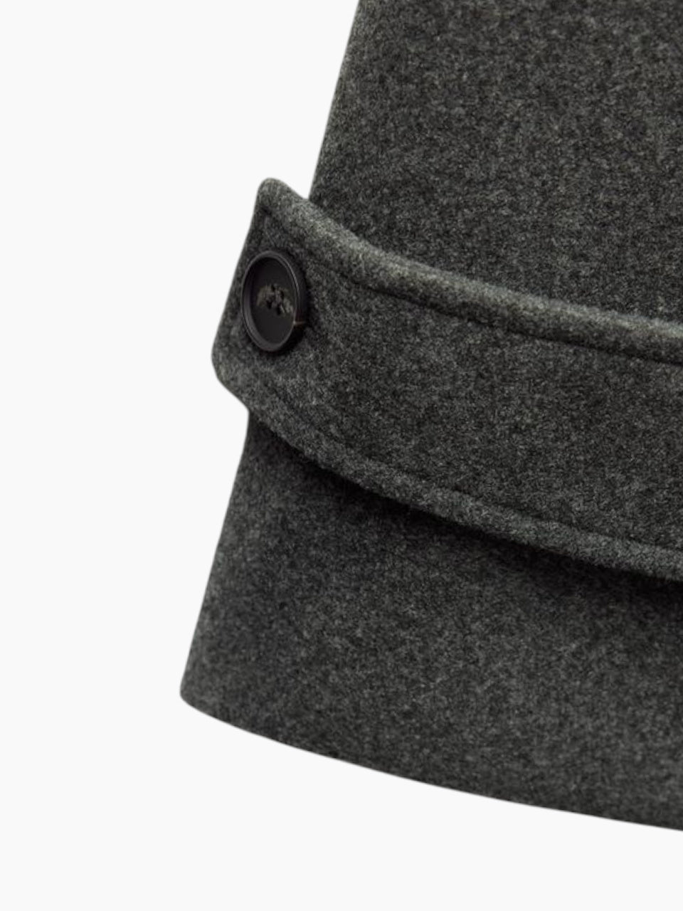 Manteau long croisé ample, patte de poignet, vue 2