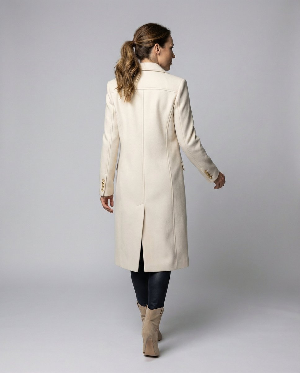 Manteau long croisé, vue 2