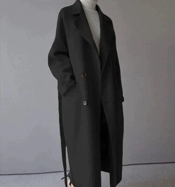 Manteau long en laine