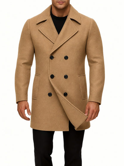 Manteau midi croisé, vue 2