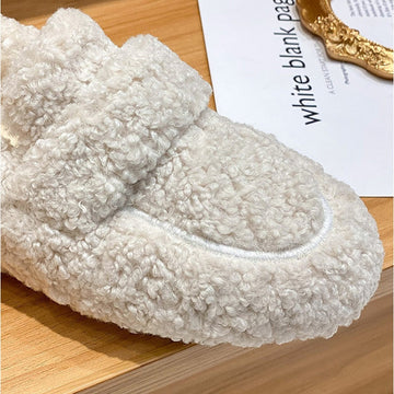 Mocassins en peluche