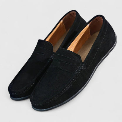 Mocassins penny en daim, vue 13