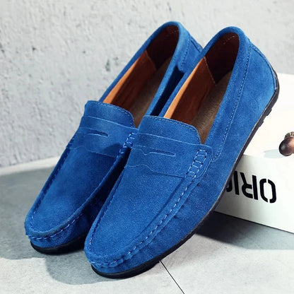 Mocassins penny à enfiler pour homme