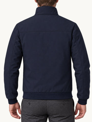 Blouson bombardier zippé doublé polaire