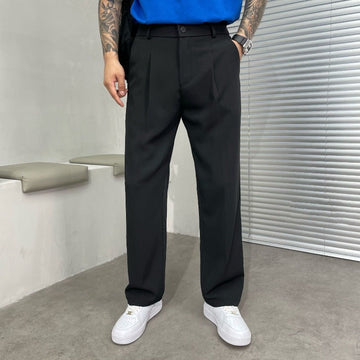 Pantalon droit décontracté