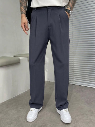 Pantalon droit décontracté