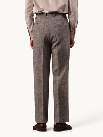 Pantalon droit plissé