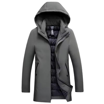 Parka à capuche zippée