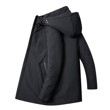 Parka à capuche zippée