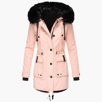 Parka longue à capuche