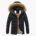 Parka matelassée à capuche in Black | By Old Money