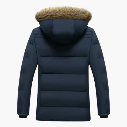 Parka matelassée à capuche in Blue | By Old Money