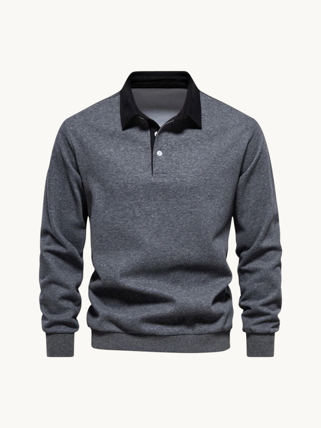 Polo col contrastant in Gris | By Old Money