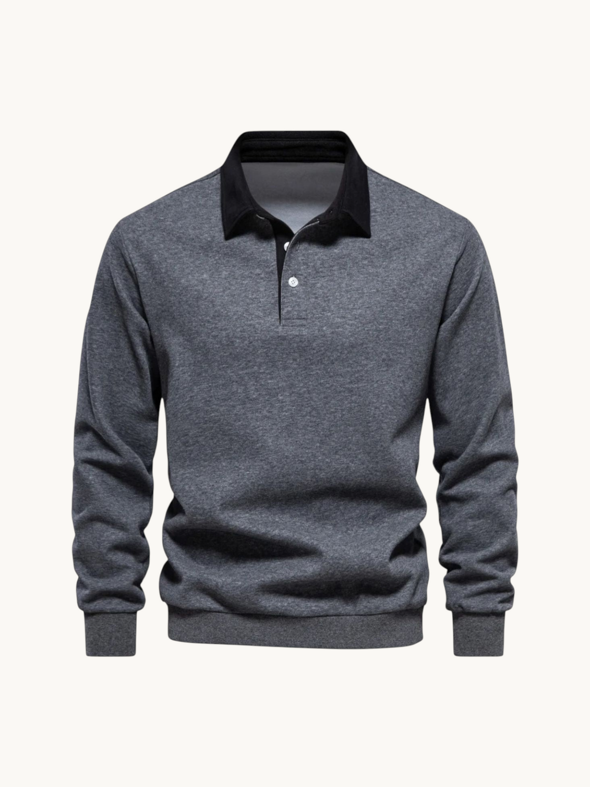 Polo col contrastant in Gris | By Old Money