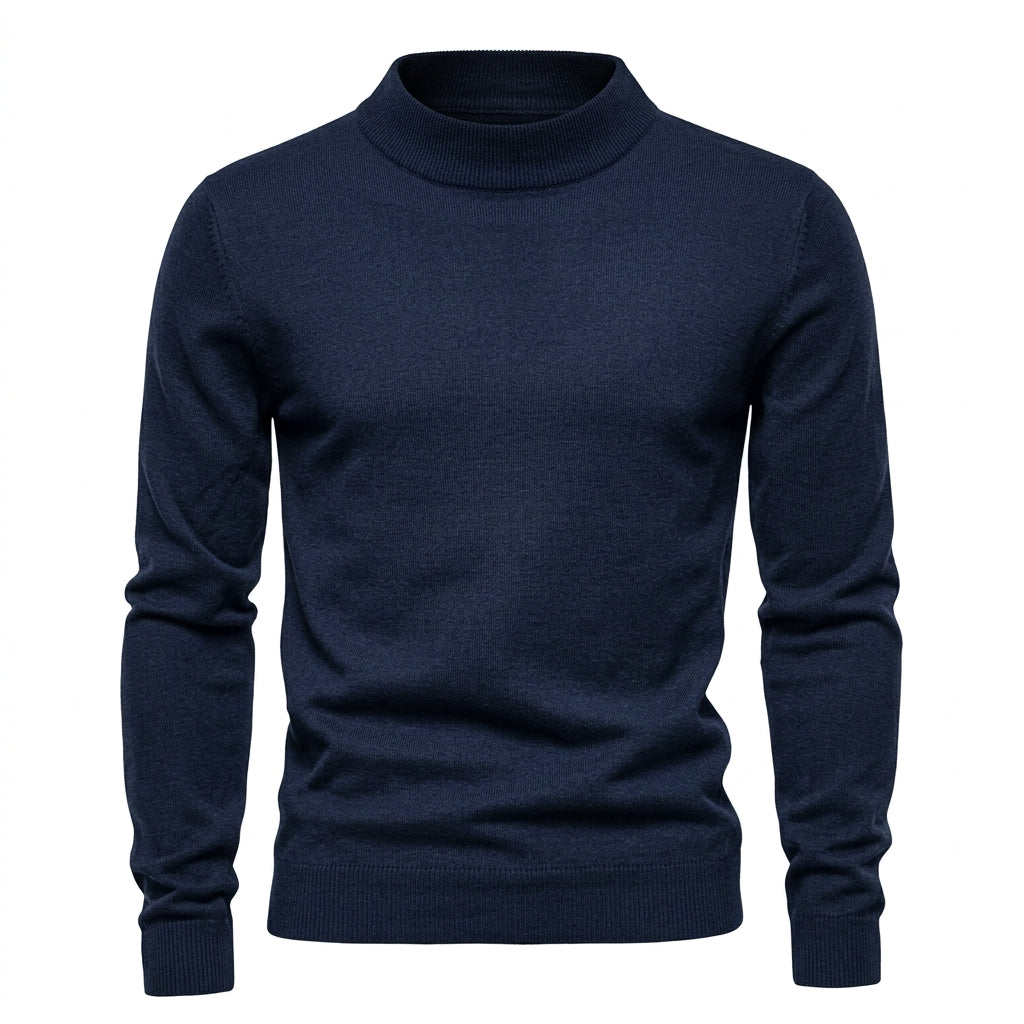 Pull col montant ajusté pour homme, autre vue