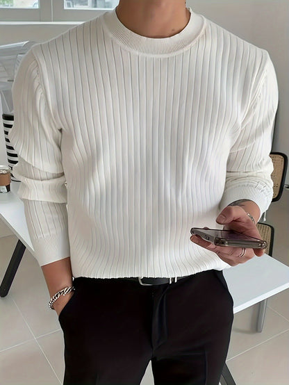 Pull côtelé ajusté, vue 3